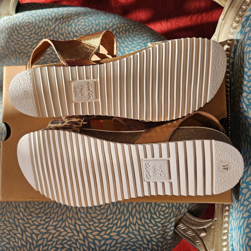 Ara Nova Wedges in Whisky Leo - Picture 6 of 6